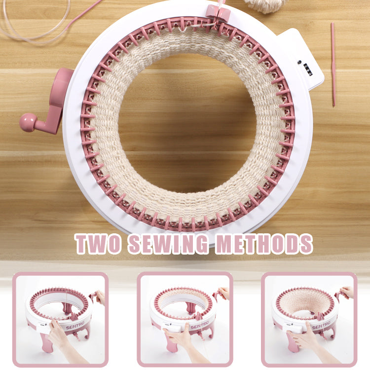 40 Needle DIY Yarn Hand Knitting Machine Weaving Loom Knit for Scraf Hat Kid