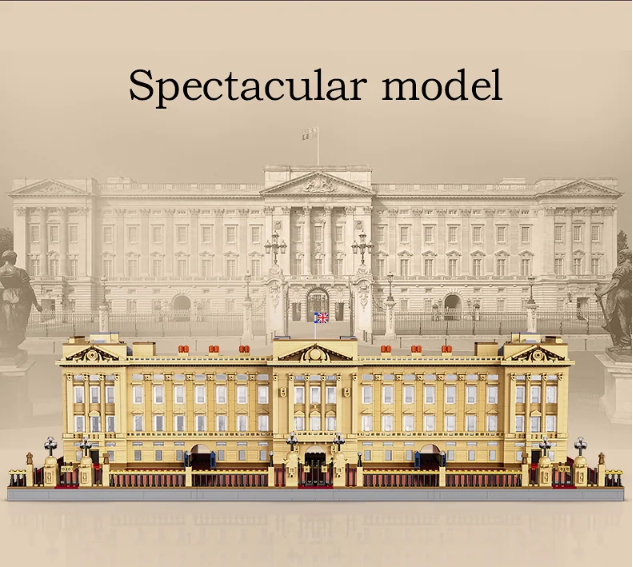 CaDA C61501W 5604PCS Buckingham Palace Large Modular Castle MOC Building Blocks Toy Set