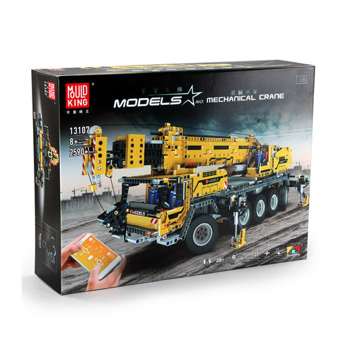 2590pcs Remote Control Ladder Truck Kids Building Blocks Toy Puzzle Mould King