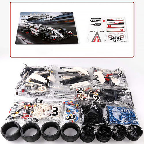 1235pcs 1:10 Giants Car Model Kids Building Toys Puzzle Block Mould King Gift