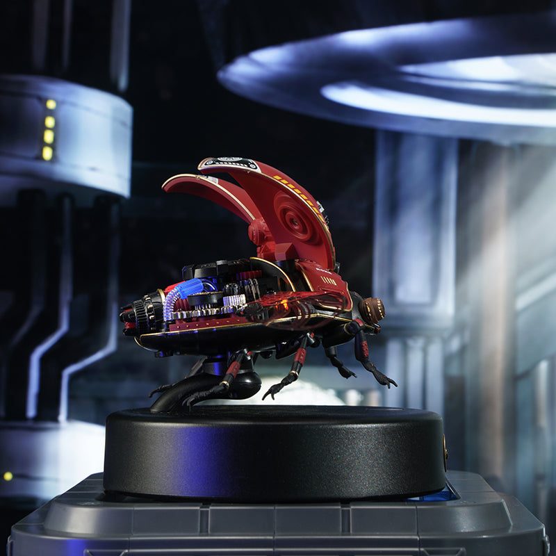 Robotime ROKR Scout Bettle Model DIY 3D Puzzle steampunk LED Detection light Funny Toys for Kids MI02