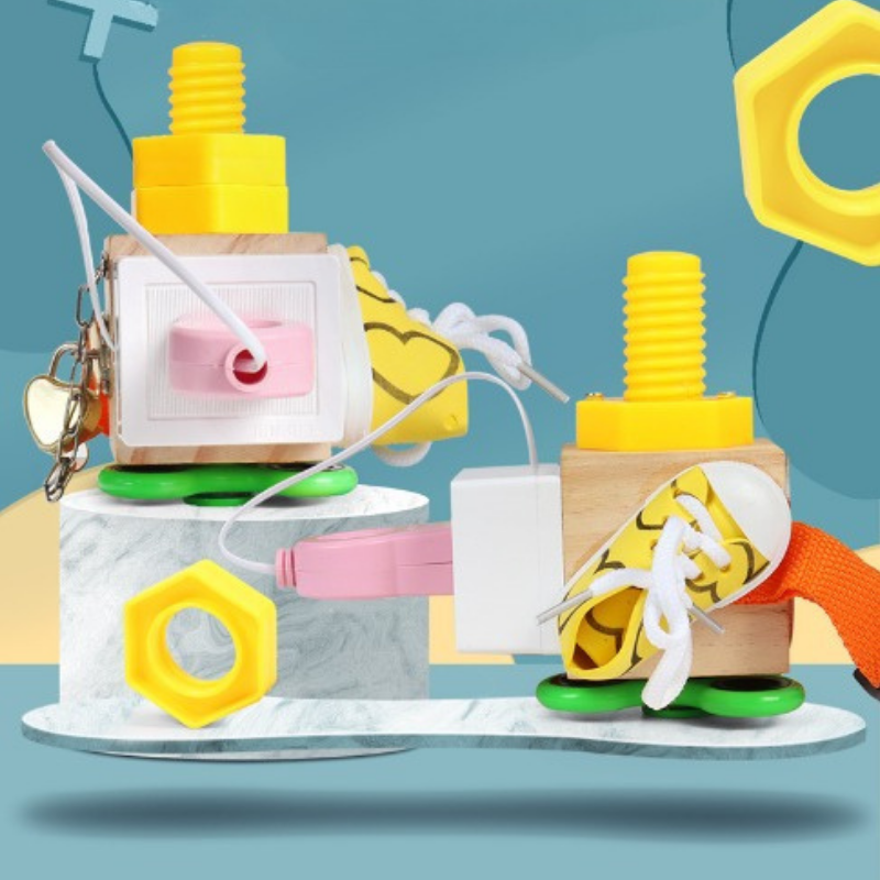 Wooden Busy Cube 7-in-1 Lifestyle Montessori Educational Toy