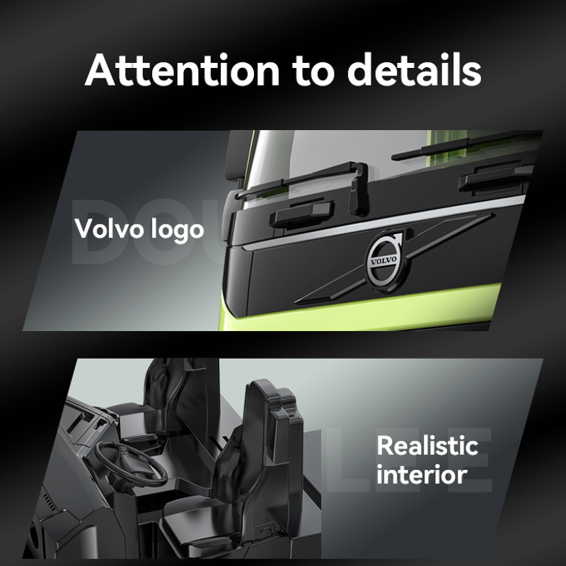 Double E E505-003 Remote Control 1:20 Volvo FMX Dump Truck Construction Car Vehicles