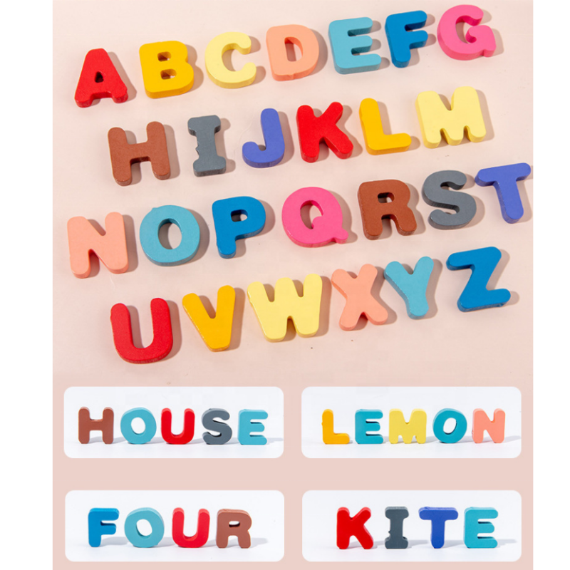 7 in 1 Montessori Educational Wooden Puzzle Board Stacking Blocks Counting Math Fishing Game Montessori Toy