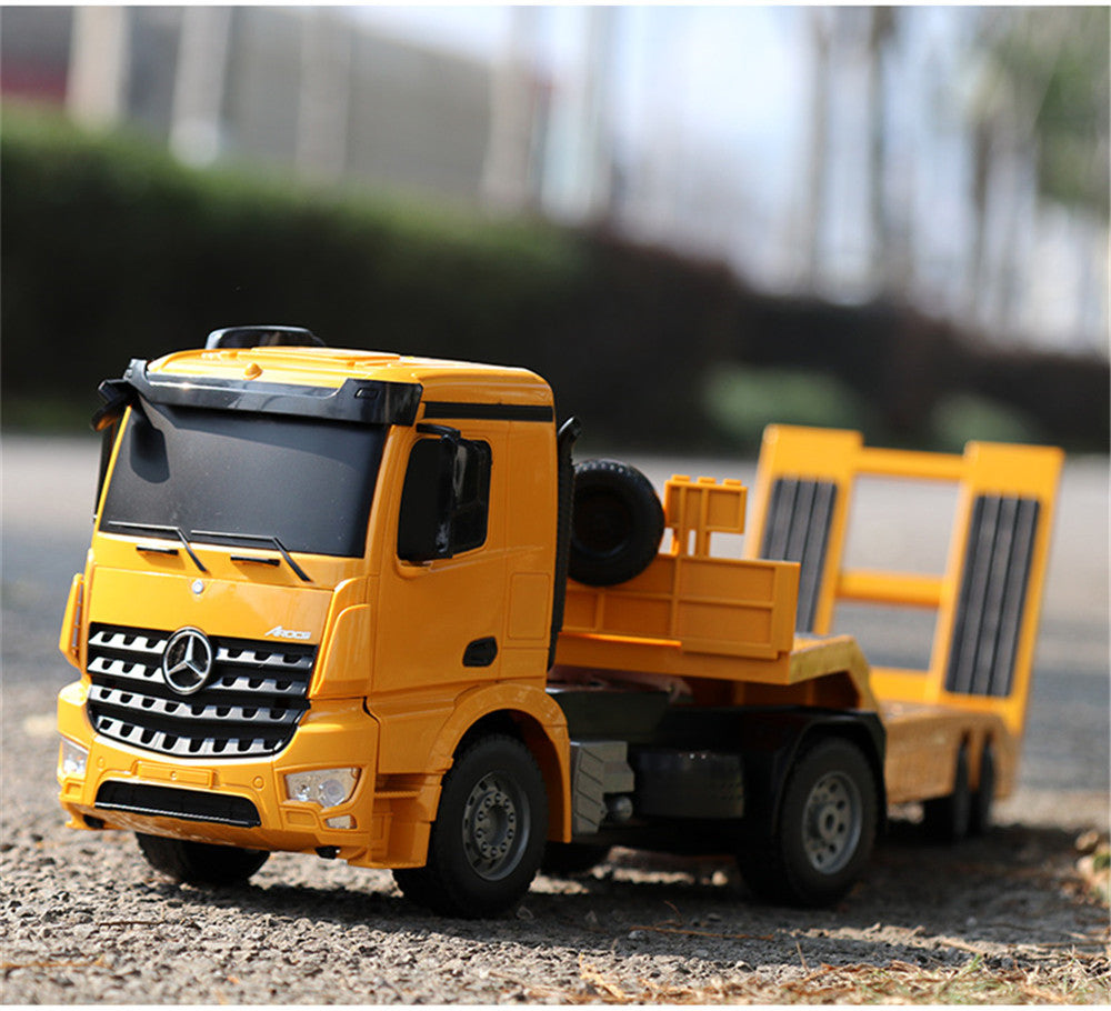 Double E E562-003 1:20 2.4G RC Mercedes Benz Semi-Trailer Tow Truck Engineering Construction Model