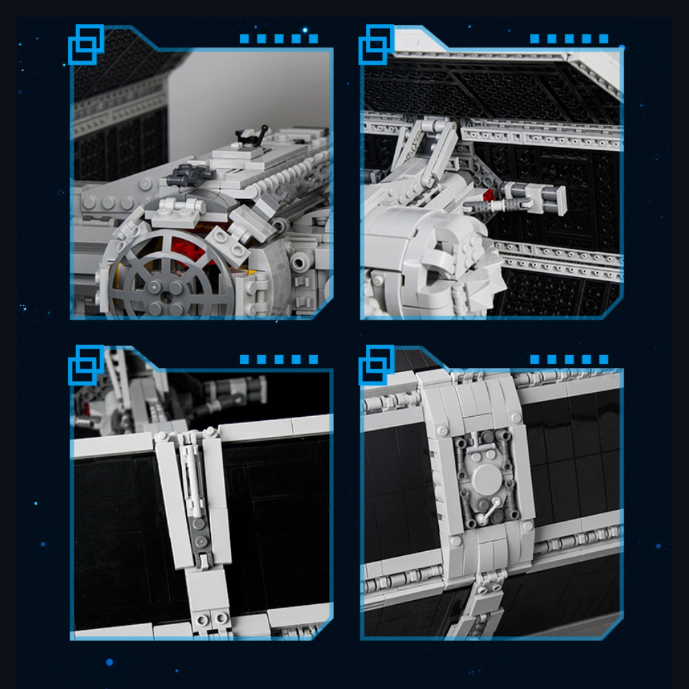 3616pcs Mould King 21048 T1 Fighter Tie Bomber Building Blocks Toy Set