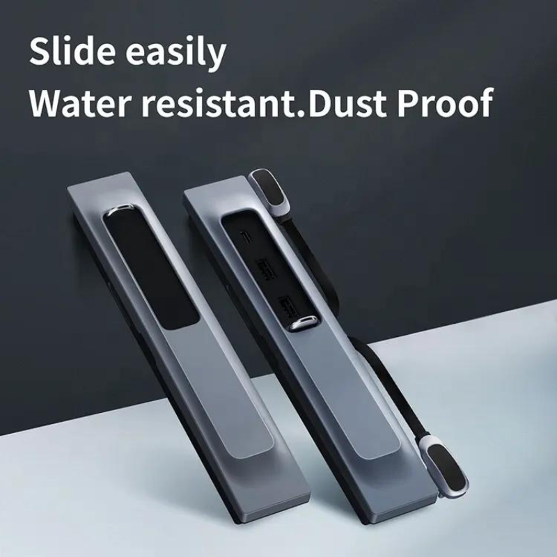 Premium Tesla Model 3/Y Docking Station – Fast Charging, LED Lighting & Dustproof Design – 27W Fast Charge, Dual USB & LED Lighting