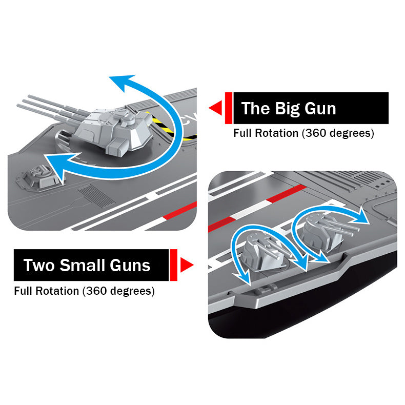 Aircraft Carrier Children Educational Toy Ship Model Collection Kid Gifts Plane