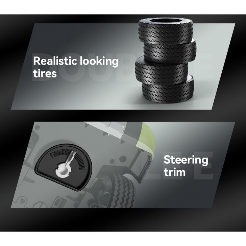 Double E E505-003 Remote Control 1:20 Volvo FMX Dump Truck Construction Car Vehicles