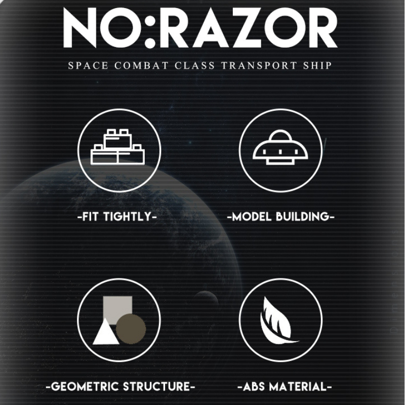 5018pcs Mould King 21023 Razor Crest Building Blocks Toy Set