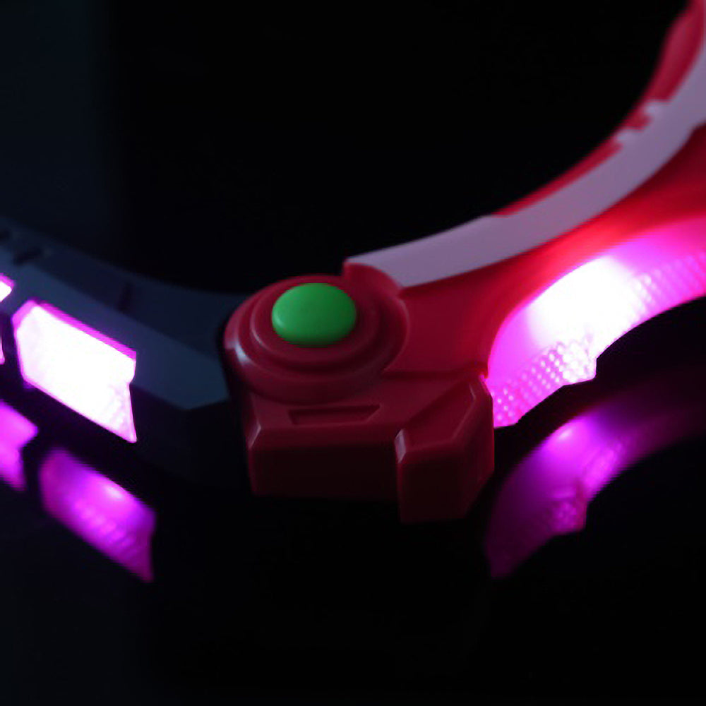 Light Up Laser Aiming Bow With 3 Suction Cup Arrows Kids Archery Toys Set Girls