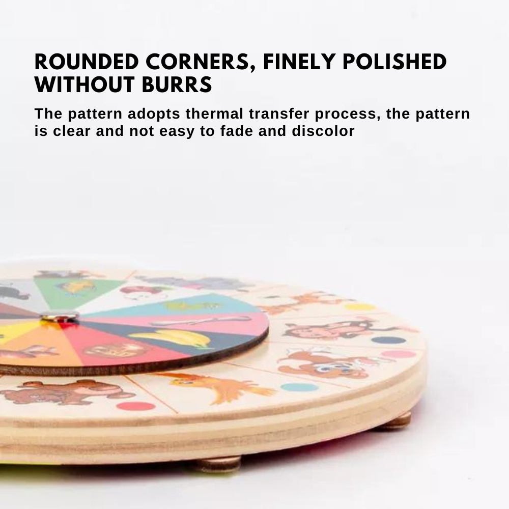 Montessori multifunctional double-sided learning plate math teaching animal matching kids educational toys