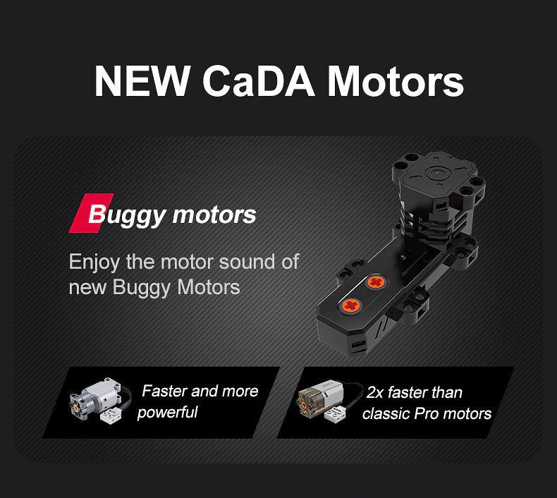 CADA C61053W 4449pcs V12 Hypercar Master Supercar Series Designed by Suhwan Ji 1:8