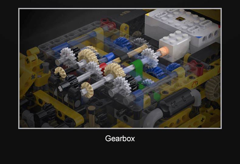 CaDA C61082W 1702pcs High-Tech Excavator Truck Vehicles Building Blocks Models