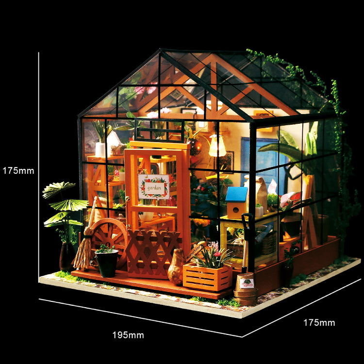 Rolife DIY Miniature House Kit Miller's Garden, Tiny House Kit for Adults  to Build, Mini House Making Kit with Furnitures, Halloween/Christmas