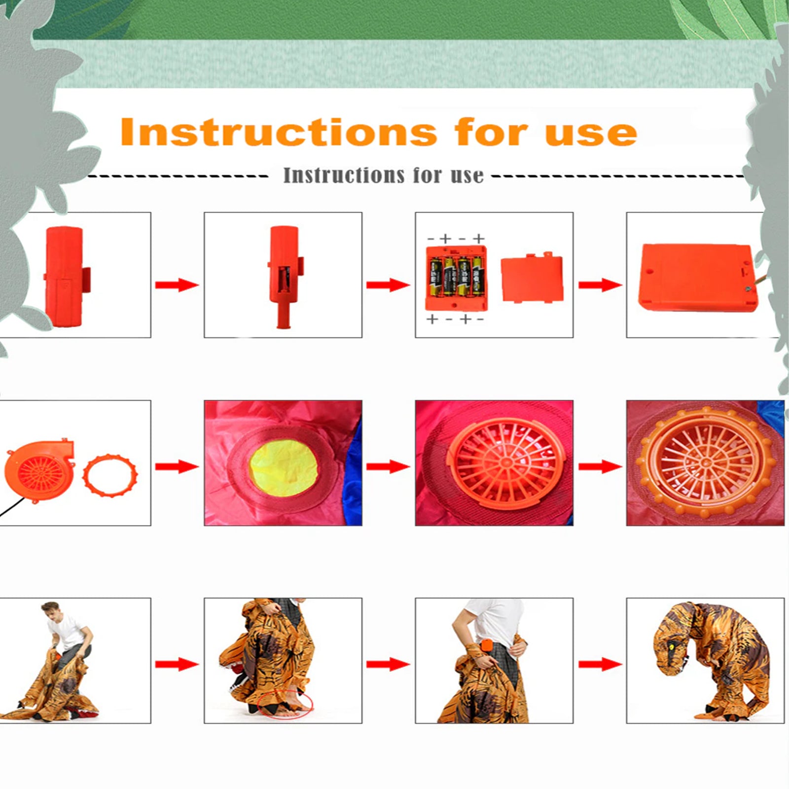 Adult Party Cosplay Halloween muscle T-rex Dinosaur Inflatable Costume Animal Party Birthday Gifts Book Week Costume