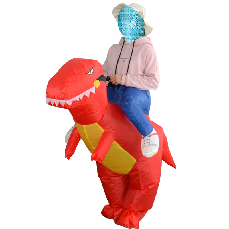 Red Inflatable Dinosaur Costume toddle Halloween Christmas Party Cosplay Costumes Dress Suit for children Adult book week costume