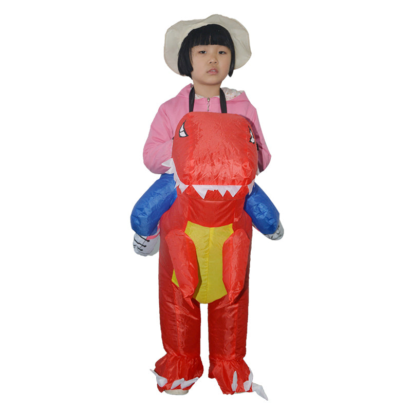 Red Inflatable Dinosaur Costume toddle Halloween Christmas Party Cosplay Costumes Dress Suit for children Adult book week costume