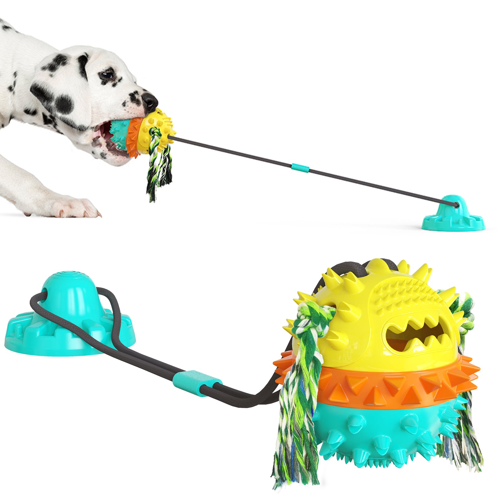 Mega tug hotsell dog toy suction