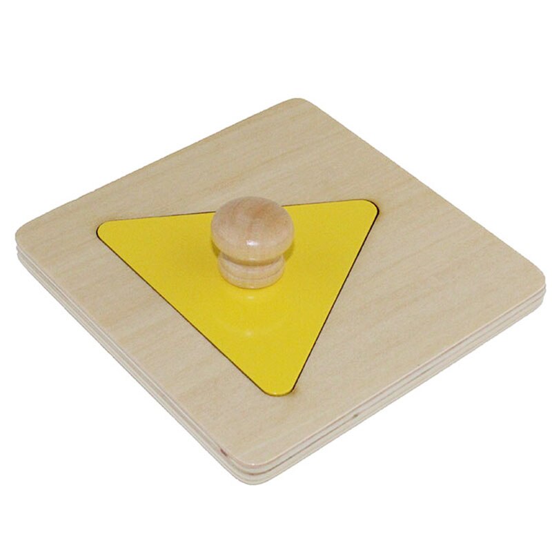 Montessori Shape Matching Board Wooden Puzzle Learning Educational Toy For Kids