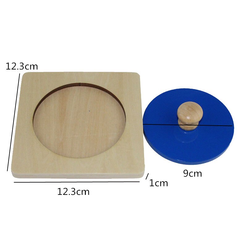 Montessori Shape Matching Board Wooden Puzzle Learning Educational Toy For Kids