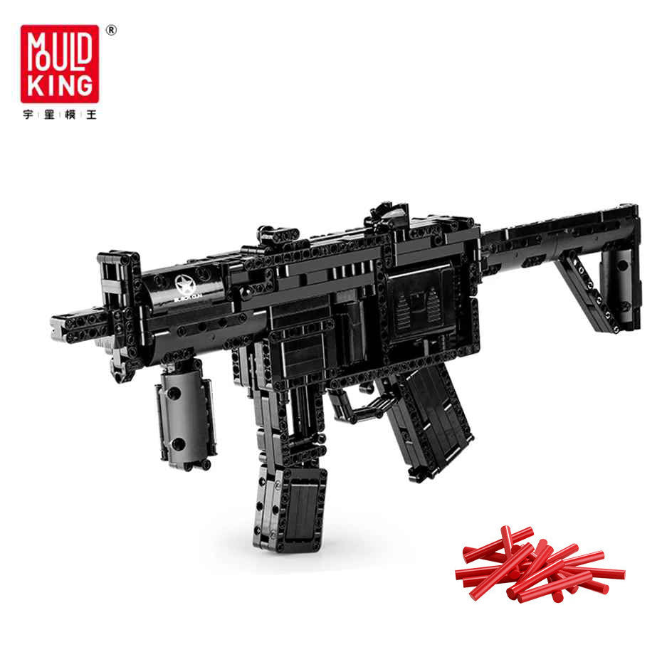 783PCS Mould King 14001 MP5 Motorised MP5 Gun Building Blocks Toy Assembly Set