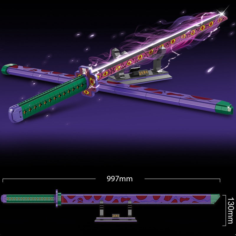 Demon 1511 Slayer Sword Building Set Children's Puzzle Assembly Building Blocks Toy Compatible with LEGO Collectible Gifts for Kids and Adults 8+