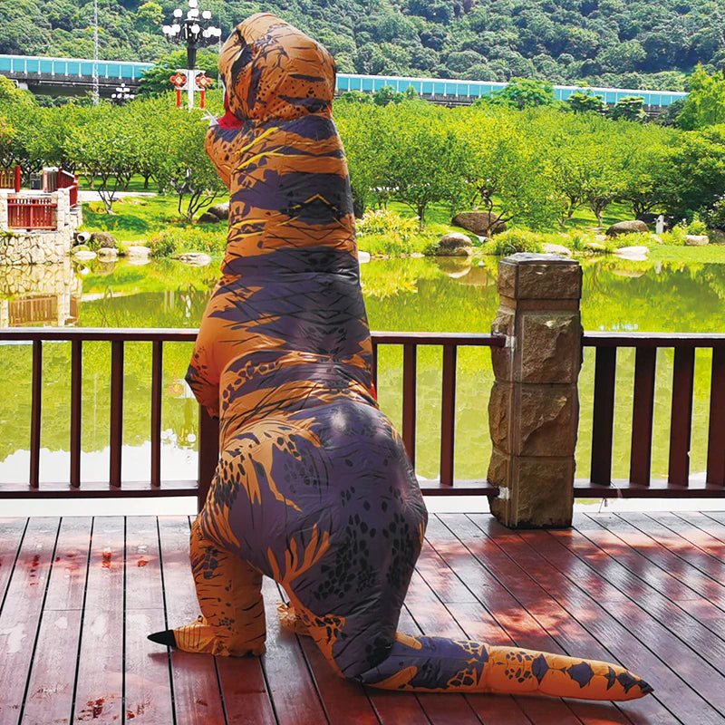Kids & Adult Party Cosplay Halloween T-rex Dinosaur Inflatable Costume Animal Party Birthday Gifts Book Week Costume