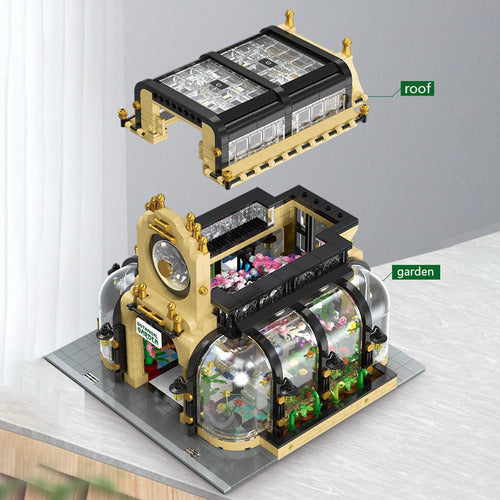 2147pcs Botanical Garden Blocks Kids Building Toys Puzzle Block Mould King Gift