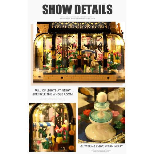 2147pcs Botanical Garden Blocks Kids Building Toys Puzzle Block Mould King Gift