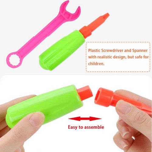 234pcs Mosaic Building Blocks Screws Nut DIY Puzzle Assemble Toy Set Child Gift