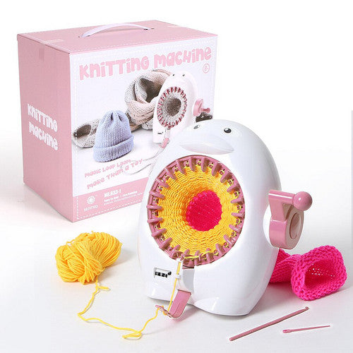 22Needles Penguin Knitting Machine DIY Scraf Hat Weaving Loom Kids Learning Gift