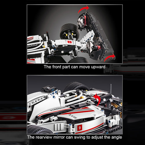 1235pcs 1:10 Giants Car Model Kids Building Toys Puzzle Block Mould King Gift