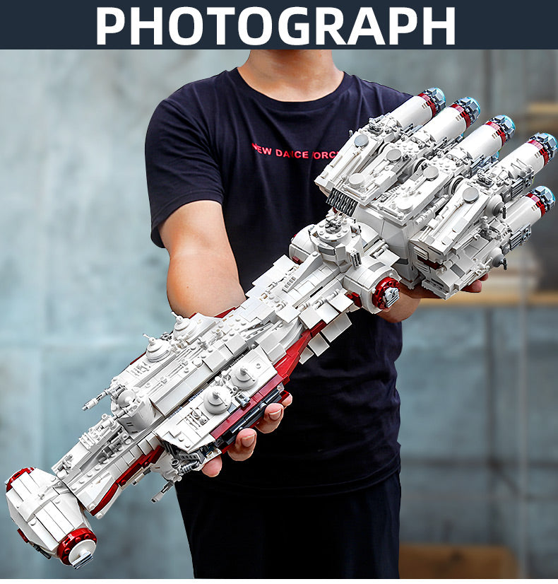 2905pcs MOULD KING Tantive IV Warship Battleship Building Blocks Bricks Toy Set