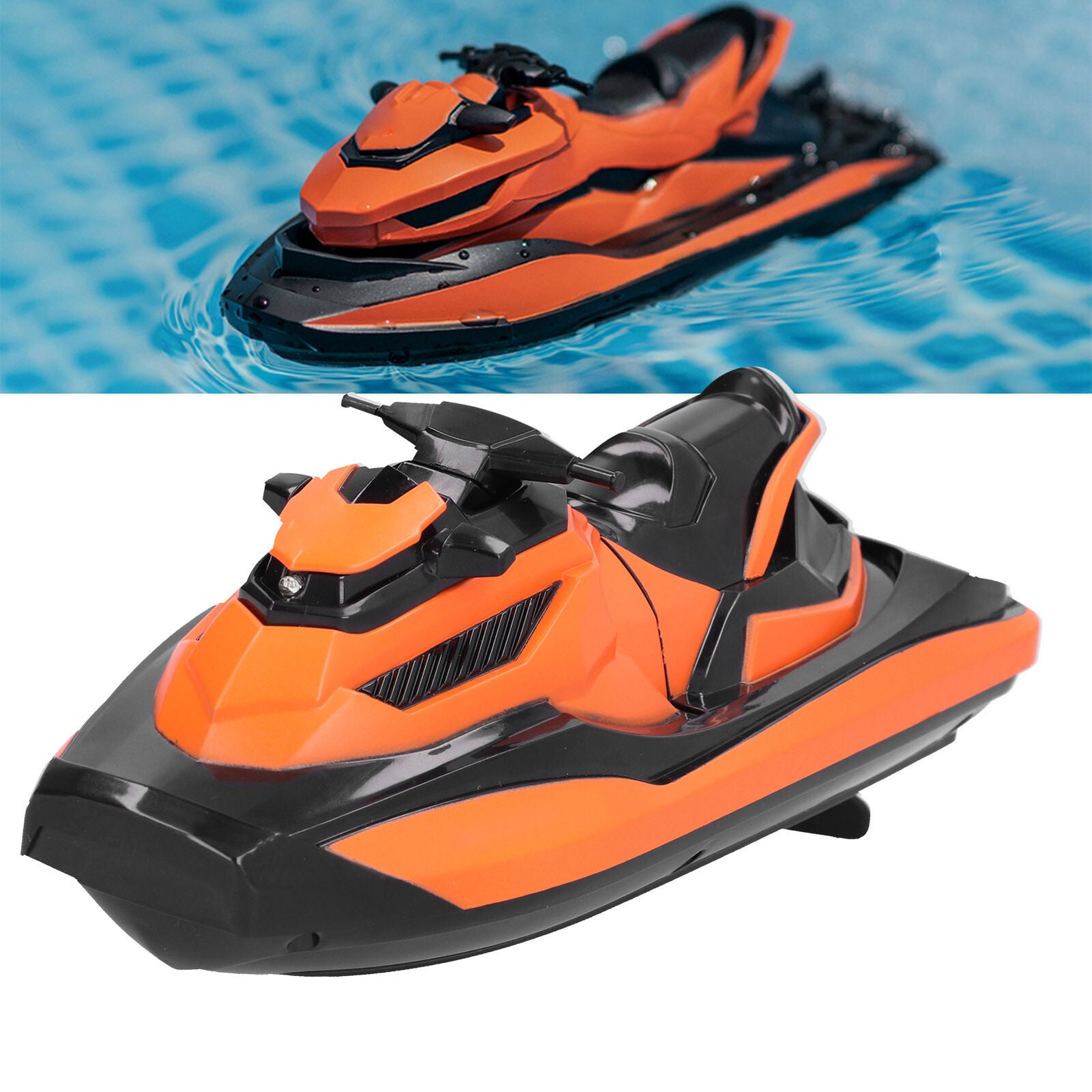 2.4GHz 4CH RC Remote Control Motorboat Racing Boat 1/47 Speedboat Kids Toy
